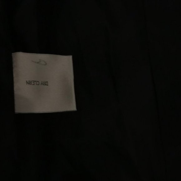 Larry Levine white/black Double-Breasted 50%wool coat ,size small - Picture 9 of 10